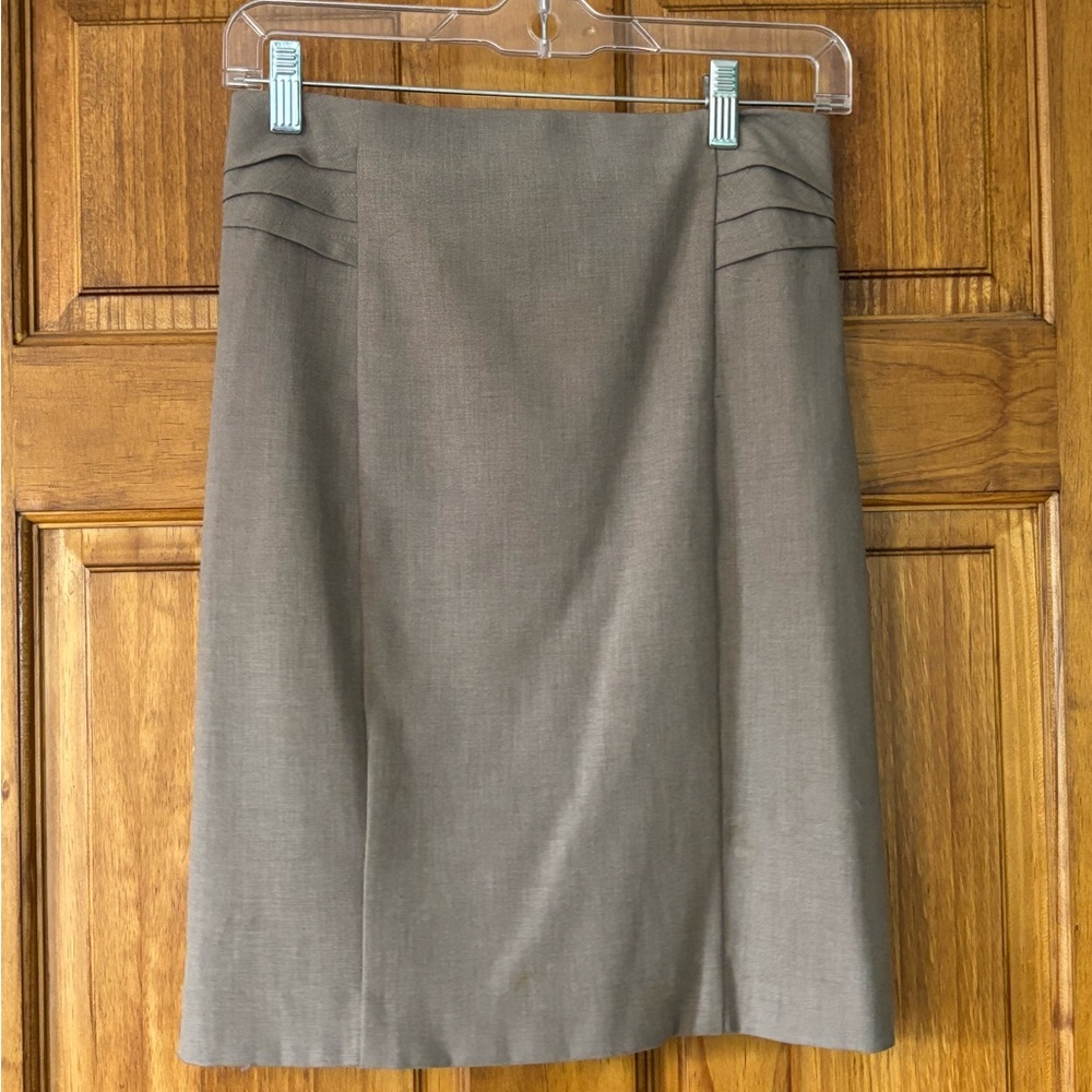 Express Tan Pencil Skirt